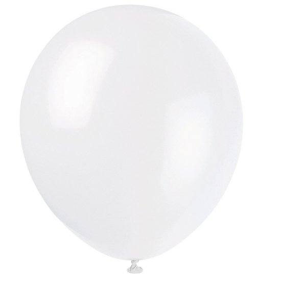 P1050W 12" Balloon Ivory (12pcs) - Click Image to Close