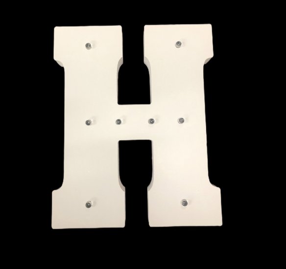 P02-12A Lighting Letter (H) - Click Image to Close