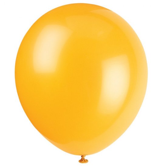 P1050YO 12" Balloon Yellow Orange (12pcs) - Click Image to Close