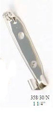 BZ103 1 1/4" PIN BACK (NICKEL) - Click Image to Close